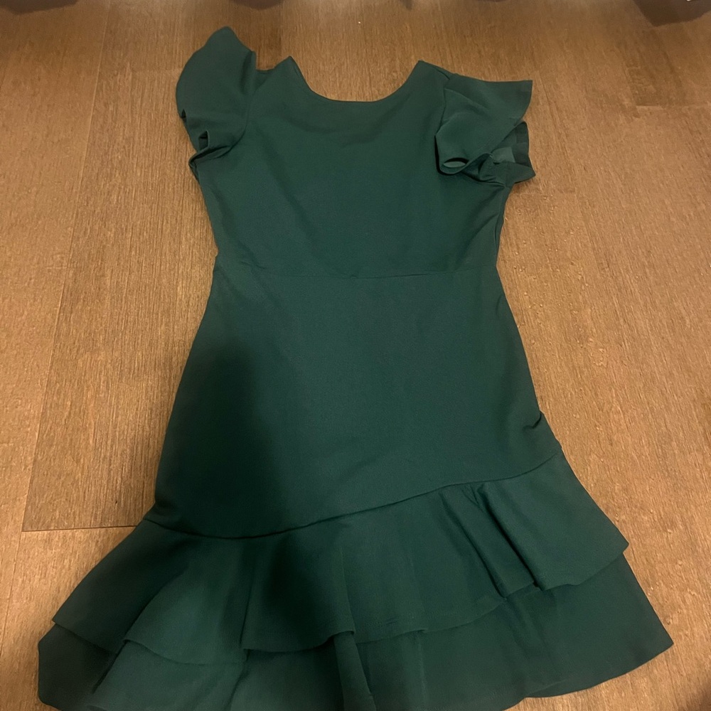 Elegant Green Kids Dress